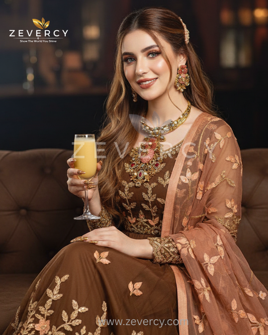Adaa-e-Turkish Crush Necklace Set by Zevercy
